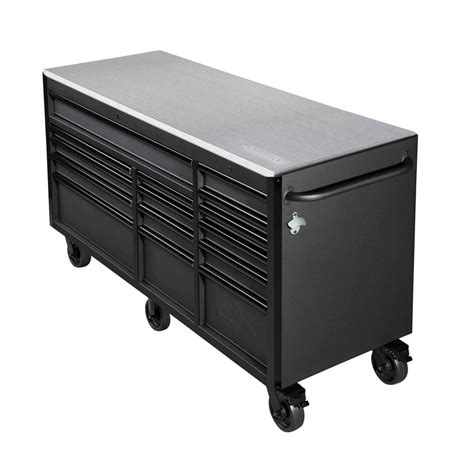 stainless steel husky tool box|husky stainless steel workbench top.